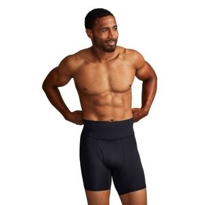 Tommie Copper Mens Pro-Grade Lower Back Support Undershorts - Black, Size Medium